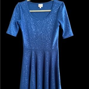 LuLaRoe Nicole Dress - Blue